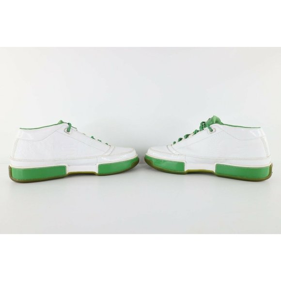 Vintage Nike Air Zoom Lebron Low Leather Shoes Sneakers Grass White Mens 11.5 main image 8